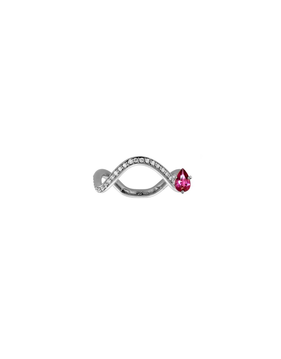 Bague Petite Comète Tourmaline