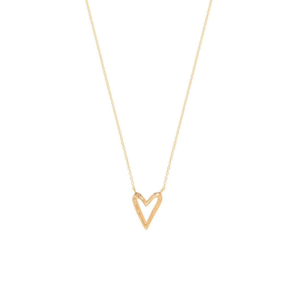 Collier Small Heart Vermeil