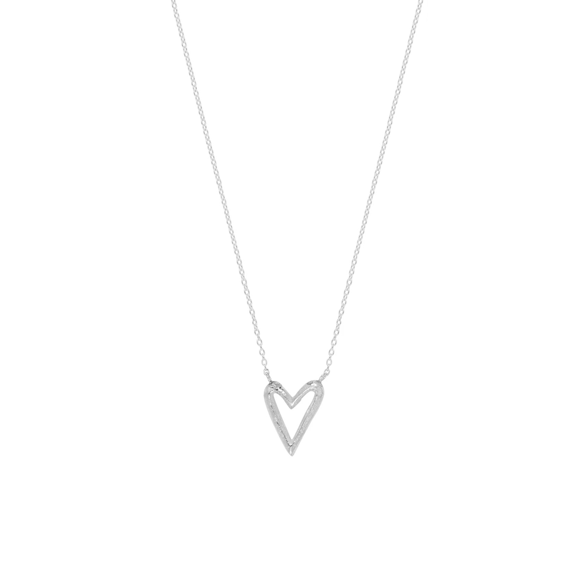 Collier Small Heart Argent