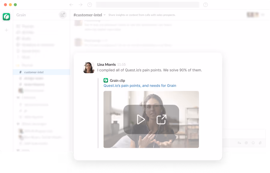 A snippet of a business communication message.