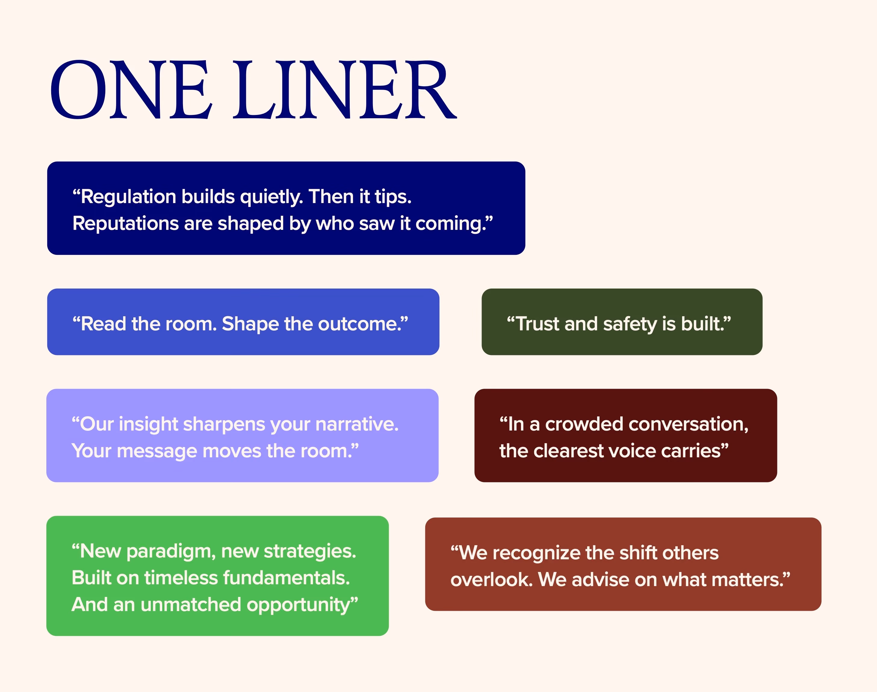 One Liner Screenshot