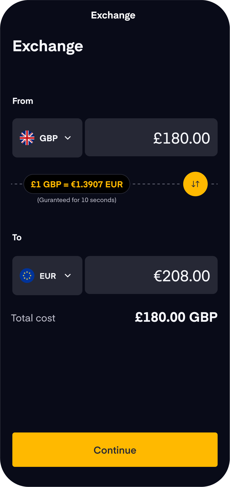 a screenshot of the equals money platform