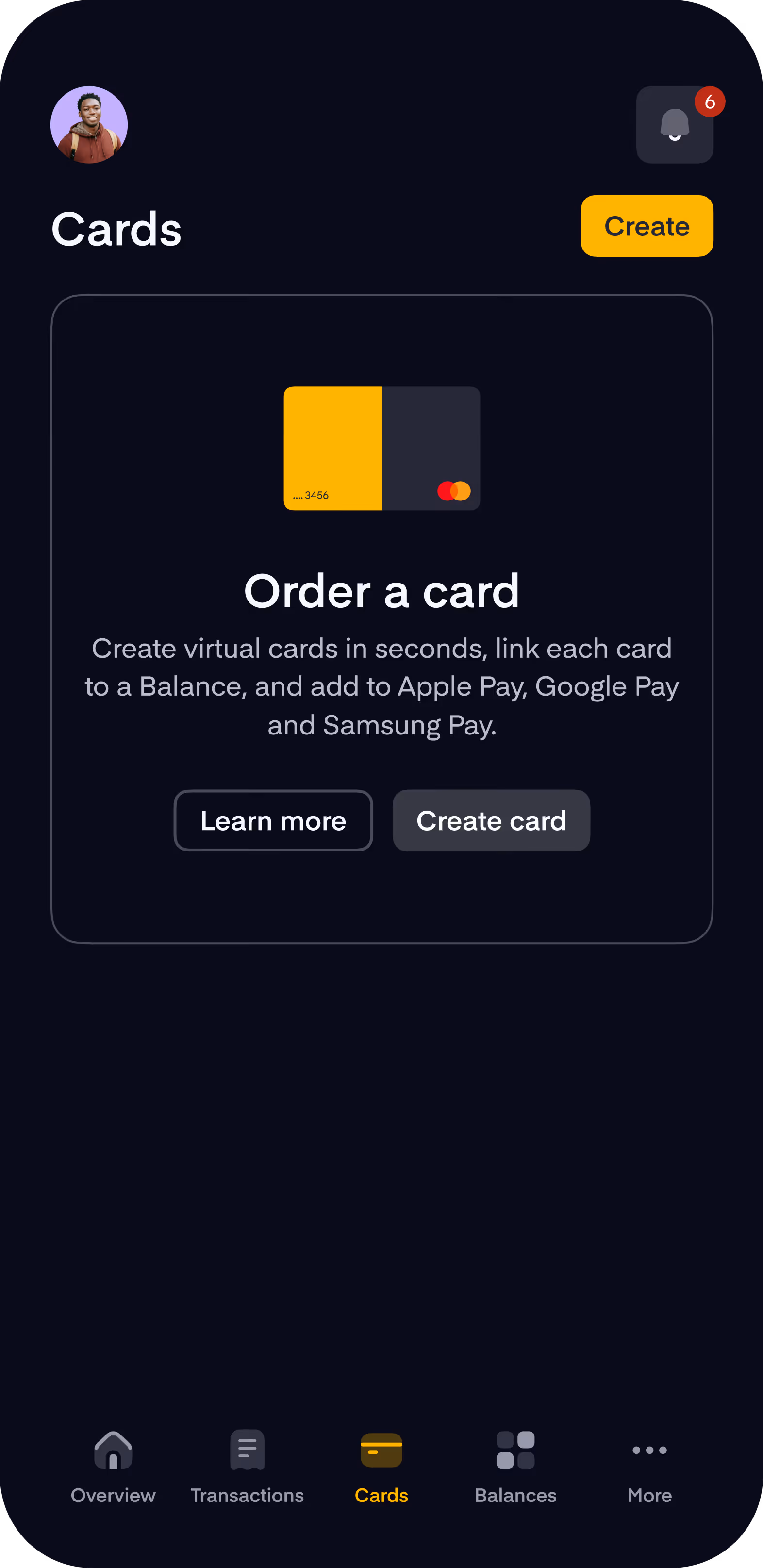 a screenshot of the equals money platform