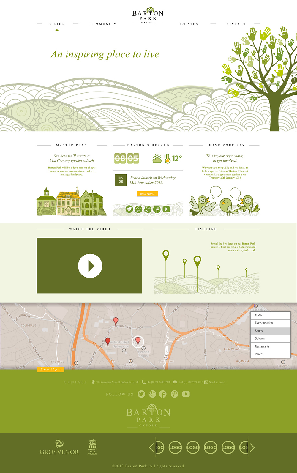Portfolio visual web
