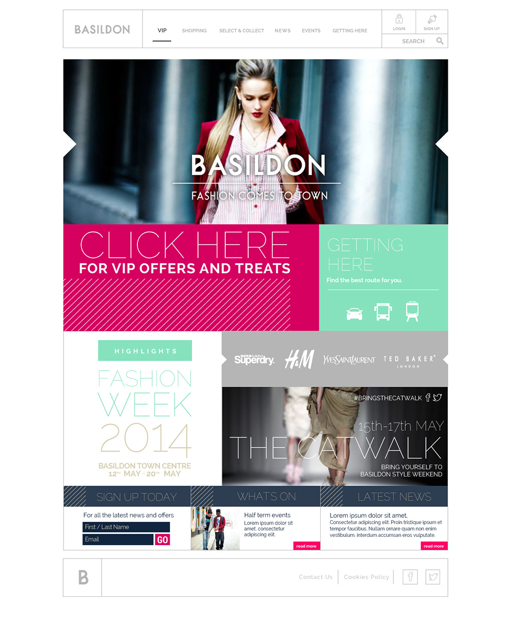 Portfolio visual web