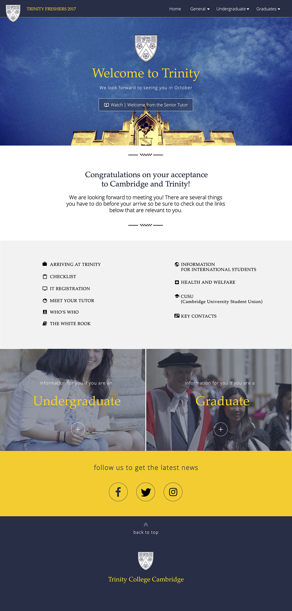 Portfolio visual web