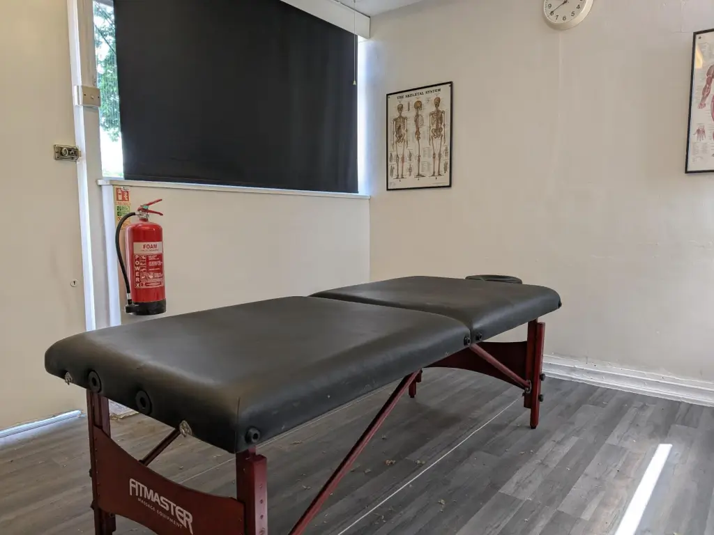 Physiotherapy, sports massage room