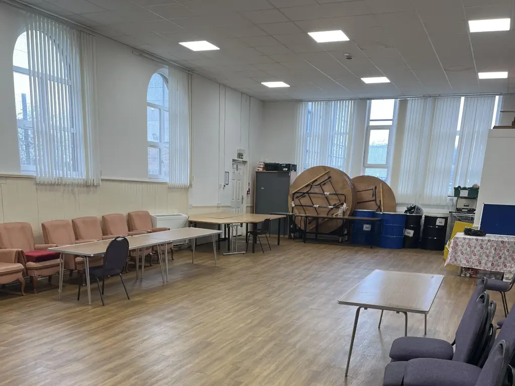 New Life Wesleyan Church Back Hall Room