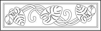 Water Lily 012 | Architectural Medallion
