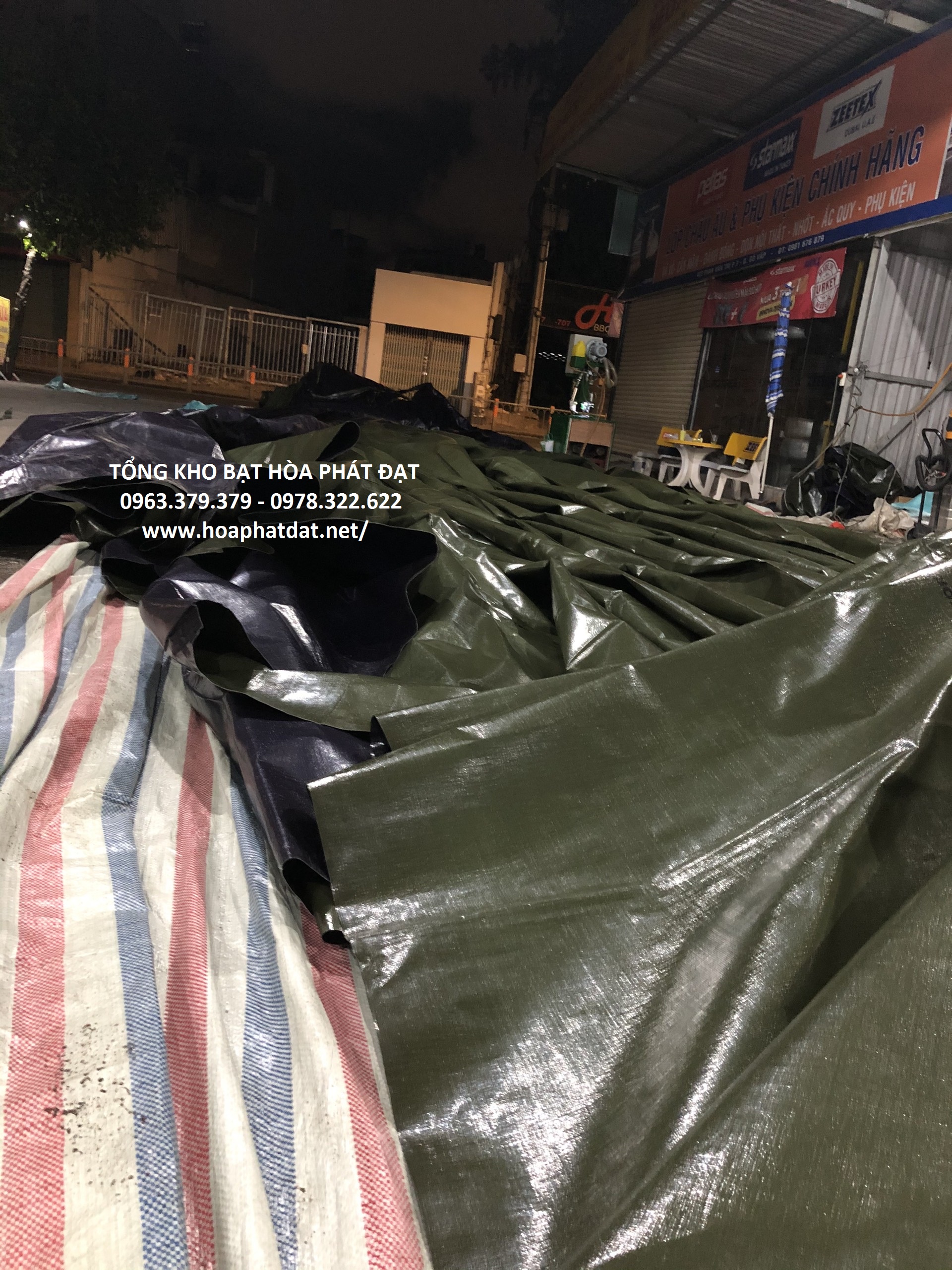 Bạt nhua 2 da han quoc chinh hang hoa phat dat