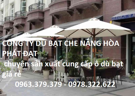 ĐỊA CHỈ CUNG CẤP DÙ QUẢNG CÁO DÙ ĐÚNG TÂM TRÒN GIÁ RẺ TẠI HỒNG BÀNG HẢI PHÒNG - DÙ CHE HÒA PHÁT ĐẠT