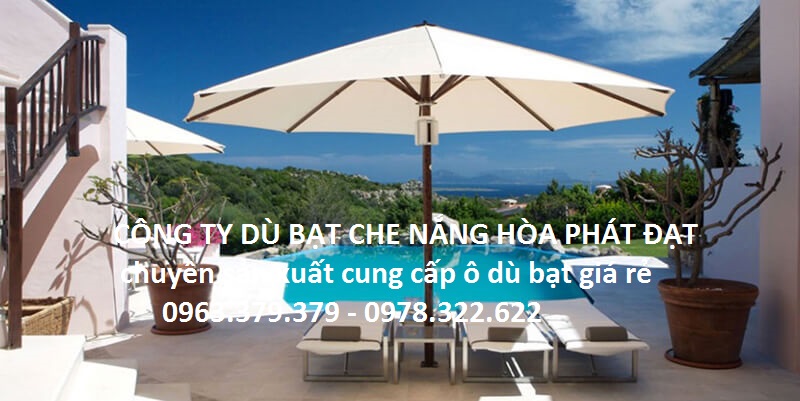 Bảng giá bán dù đúng tâm tròn - dù tròn đúng tâm hòa phát đạt