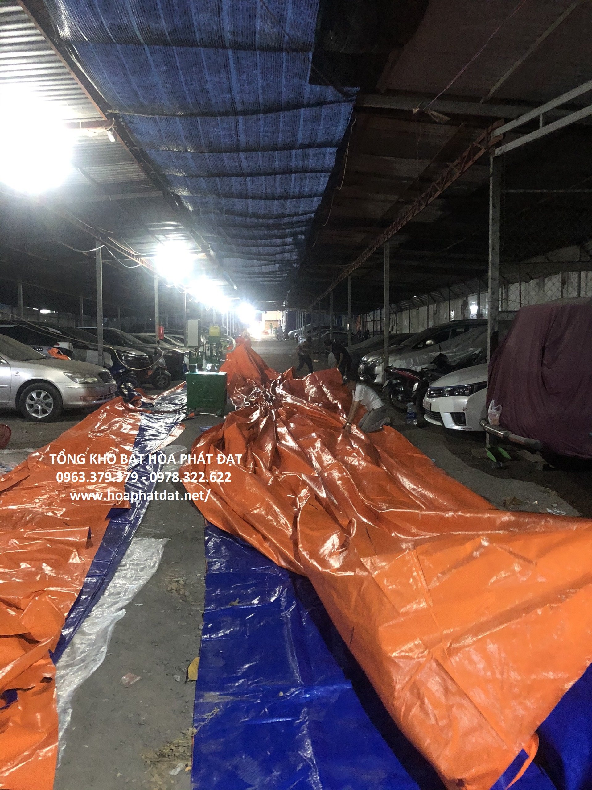 bạt che nắng ngoài trời giá rẻ hòa phát đạt