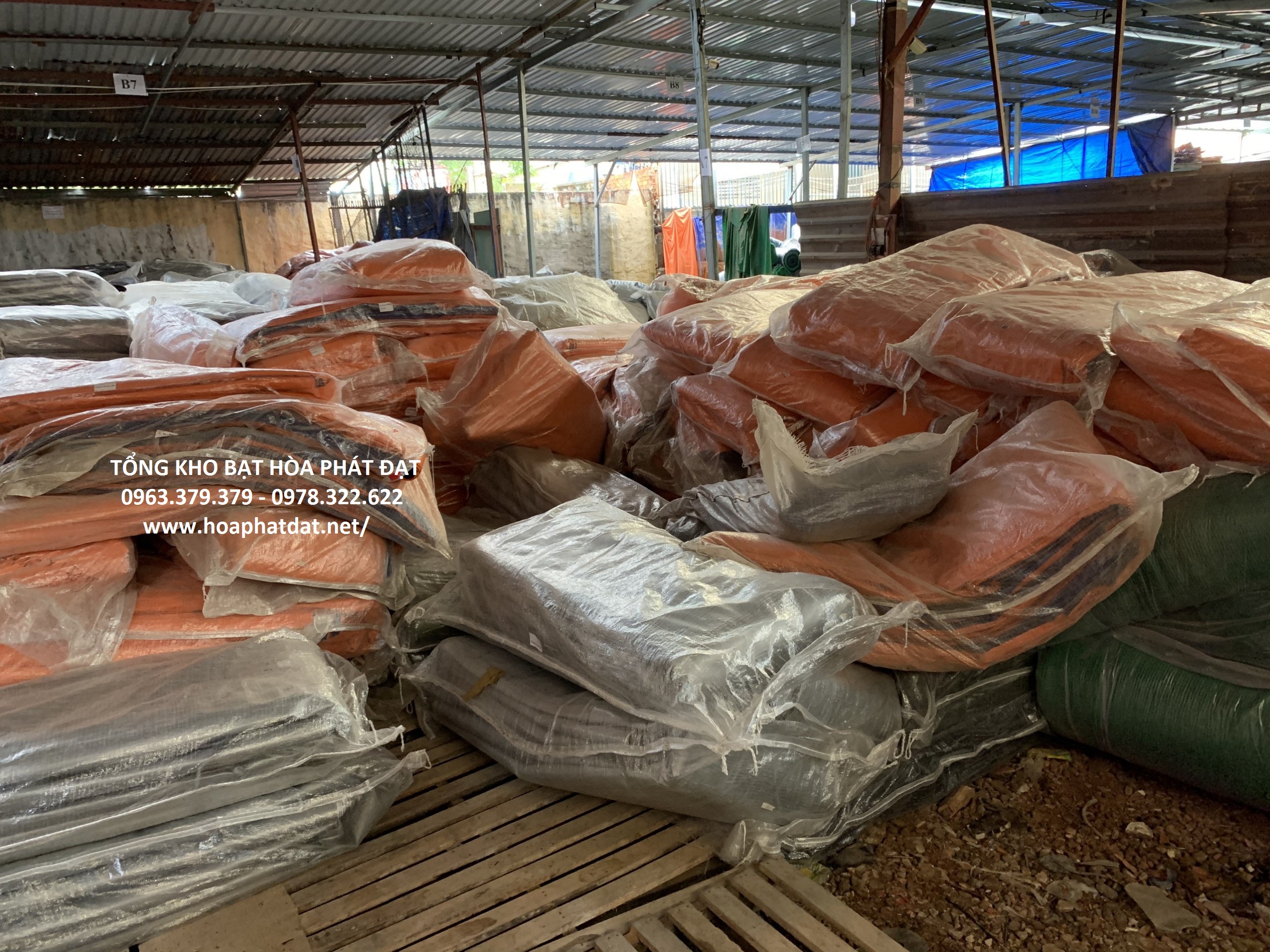Bạt nhua 2 da han quoc chinh hang hoa phat dat