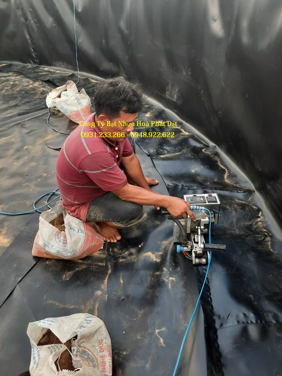 MÀNG CHỐNG THẤM NƯỚC HDPE, CHUYÊN CUNG CẤP BẠT LÓT AO HỒ NUÔI CÁ TÔM