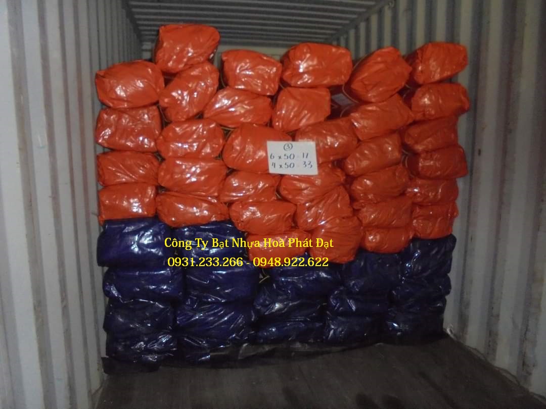 BẠT XANH CAM GIÁ RẺ TẠI TPHCM, BẠT NHỰA 2 DA CHE PHỦ CÔNG TRÌNH