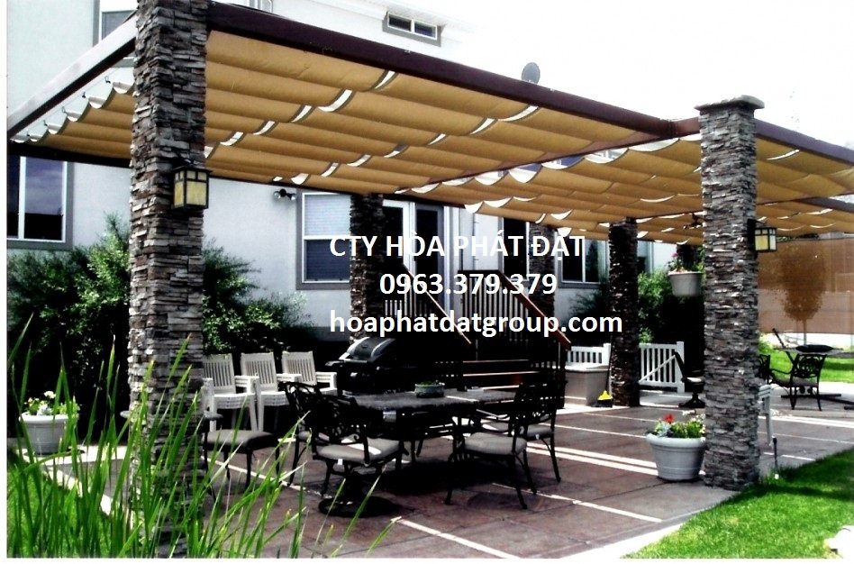 ĐỊA CHỈ UY TÍN LẮP ĐẶT MÁI CHE BẠT KÉO - MÁI CHE BẠT XẾP GIÁ RẺ