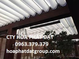 NHÀ CUNG CẤP THI CÔNG MÁI CHE DI ĐỘNG MÁI BẠT CHE MƯA NẮNG NGOÀI TRỜI TẠI QUẬN 6 TPHCM
