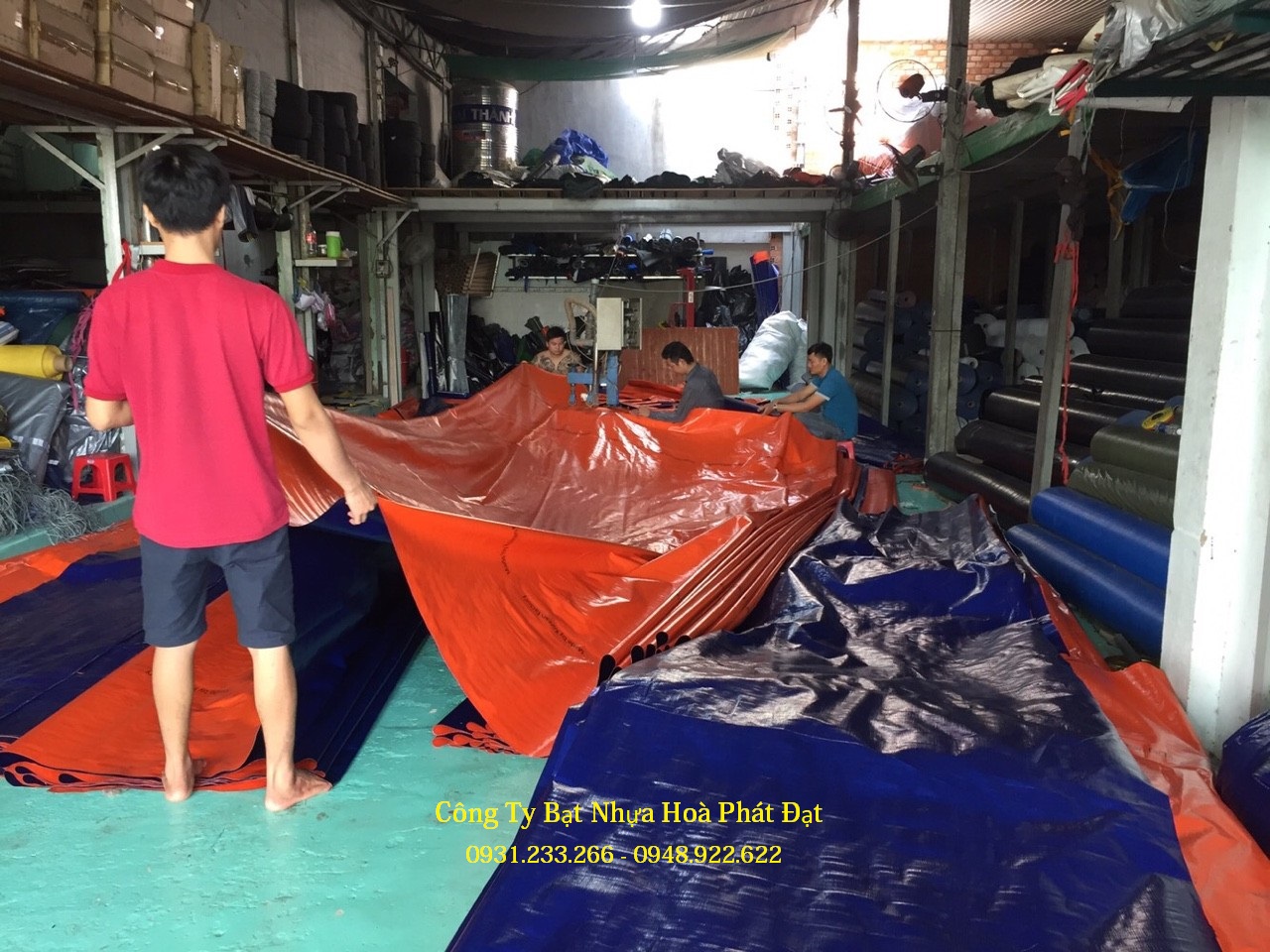 CHUYÊN BẠT NHỰA 2 DA XANH CAM, BẠT DỨA 3 SỌC, BẠT CHE PHỦ CHE ĐẬY, BẠT CÔNG TRÌNH GIÁ RẺ TẠI THỦ DẦU MỘT BÌNH DƯƠNG