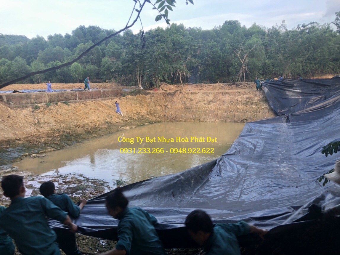 CUNG CẤP MÀNG BẠT CHỐNG THẤM NƯỚC HDPE, THI CÔNG BẠT LÓT AO HỒ, BẠT NUÔI TÔM CÁ, BẠT CHỨA NƯỚC HẦM BẠT BIOGAS TẠI QUẢNG NINH