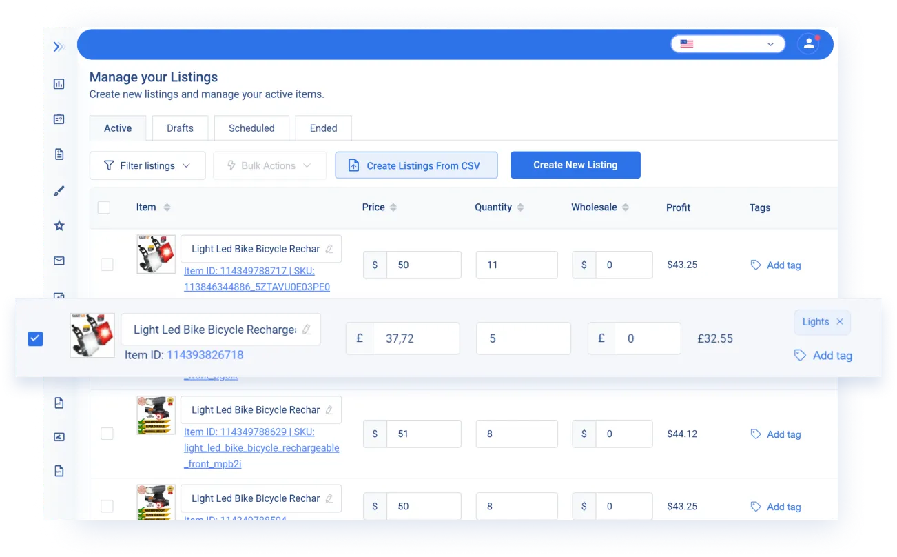 Listing Software