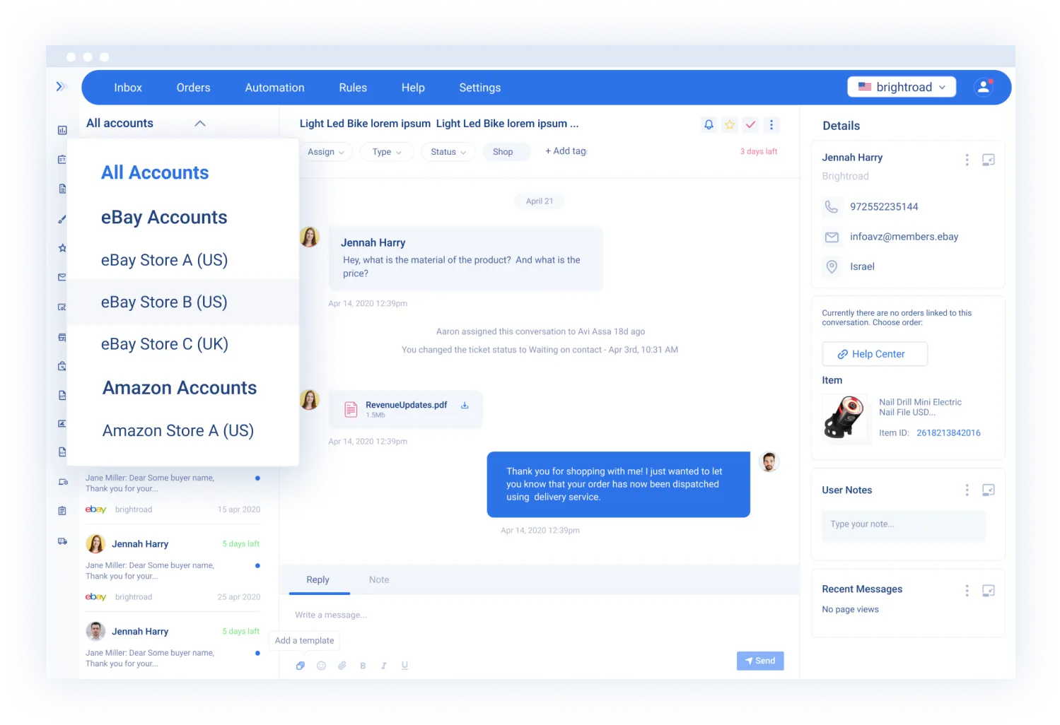 Multi-Account Support