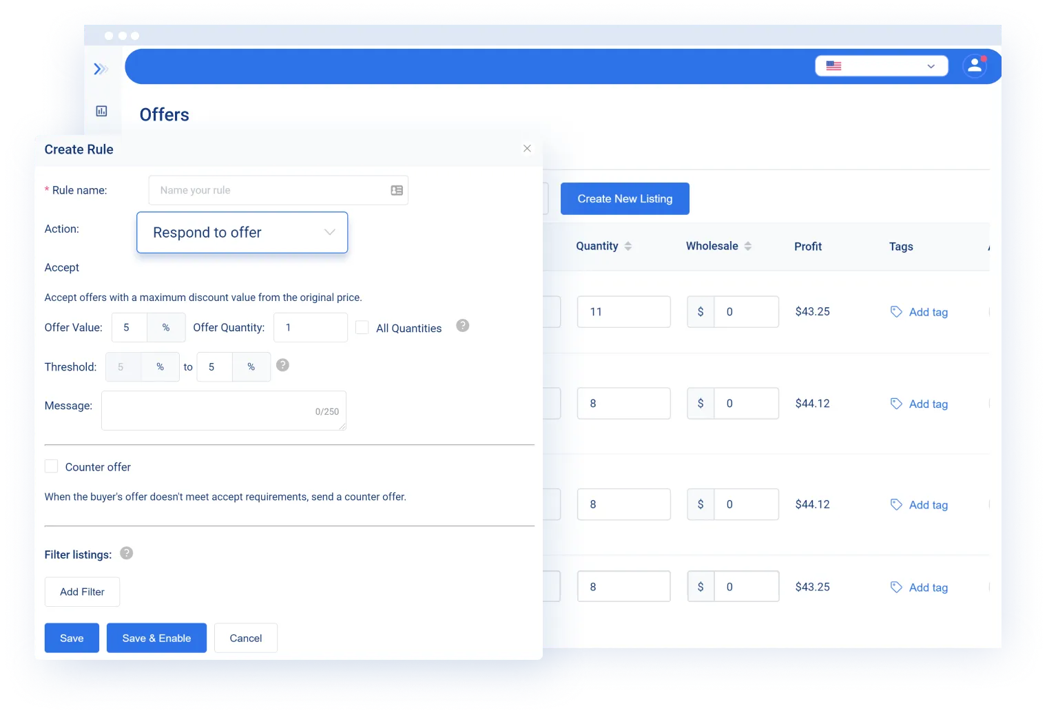Automatically Respond to Offers