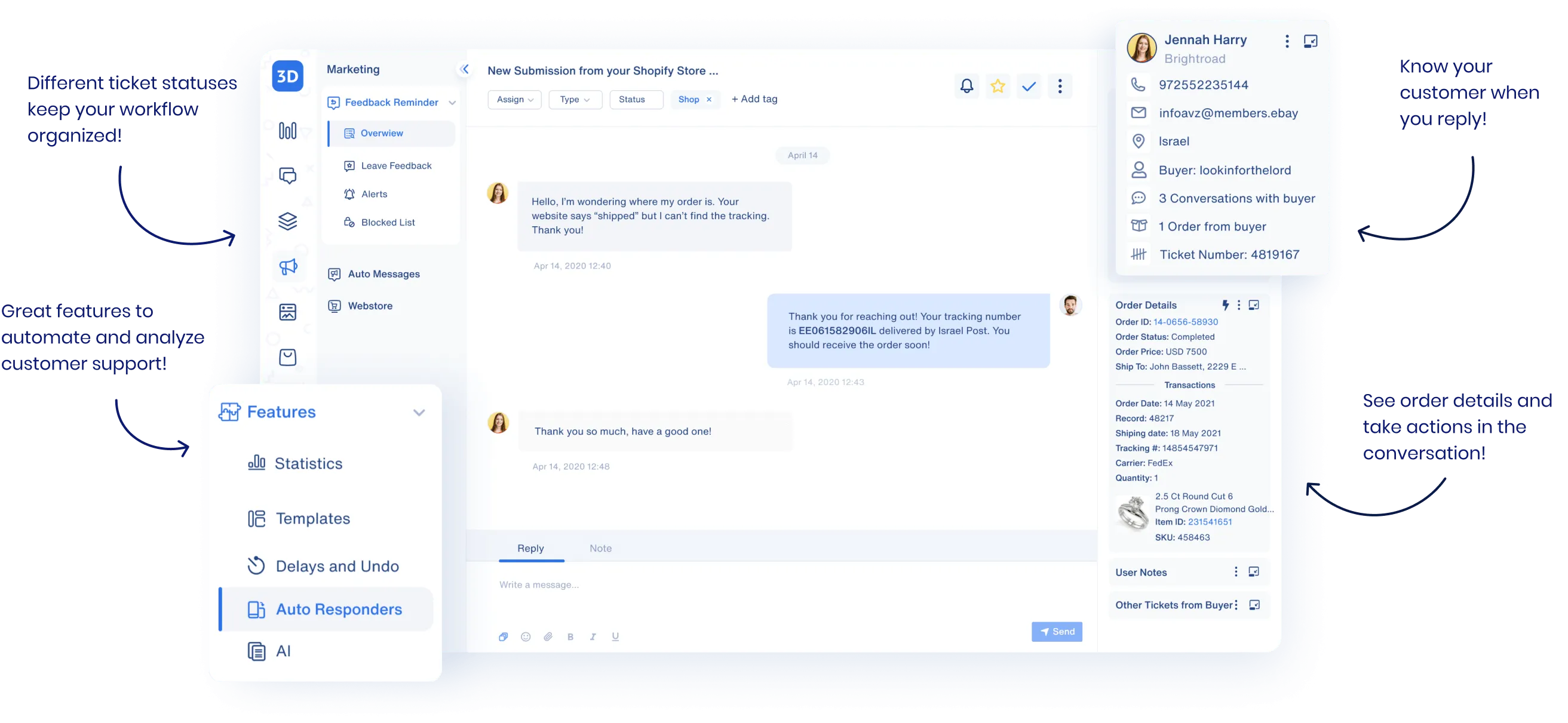 E Commerce Help Desk