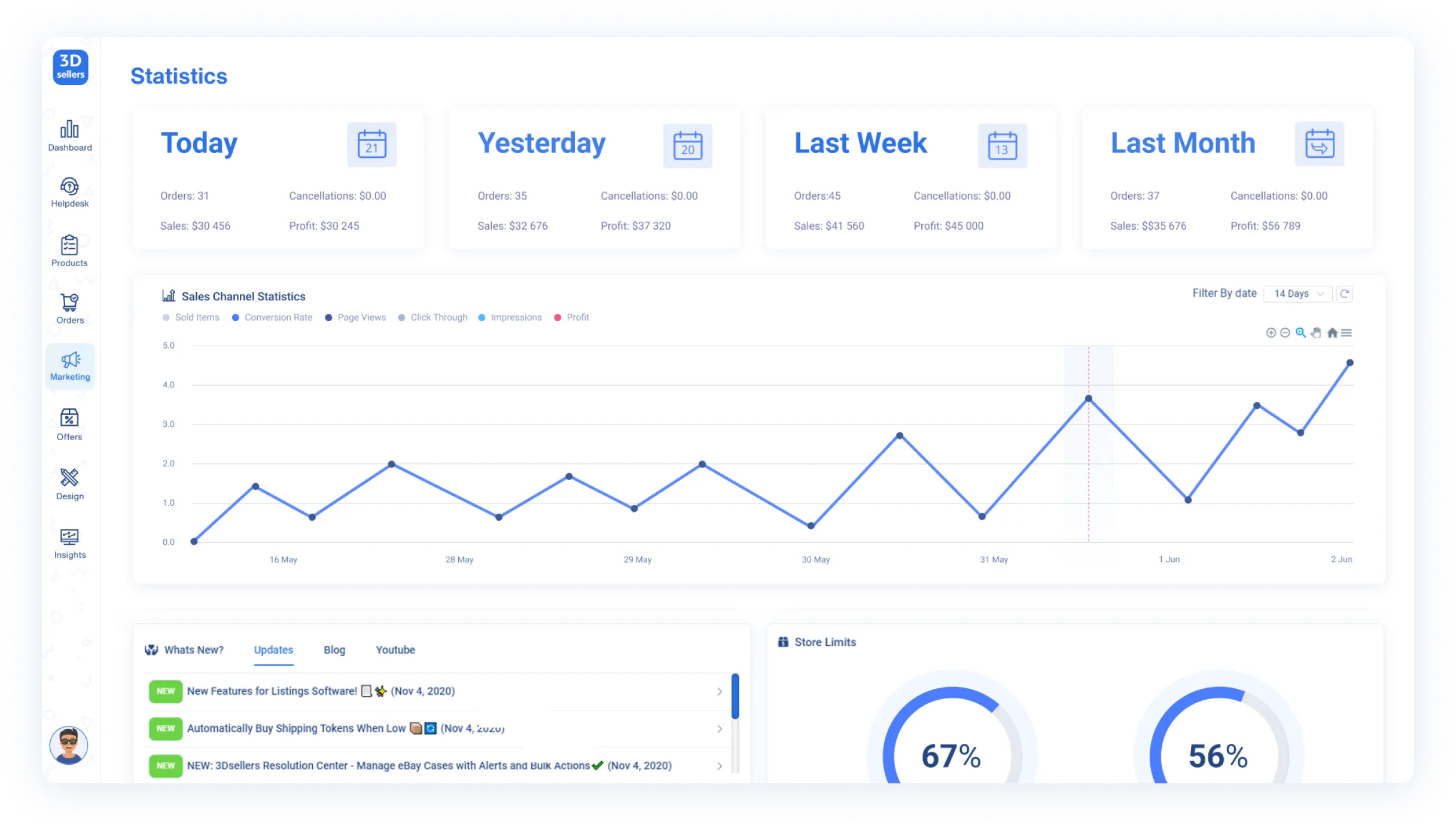 3Dsellers eBay Listing Manager