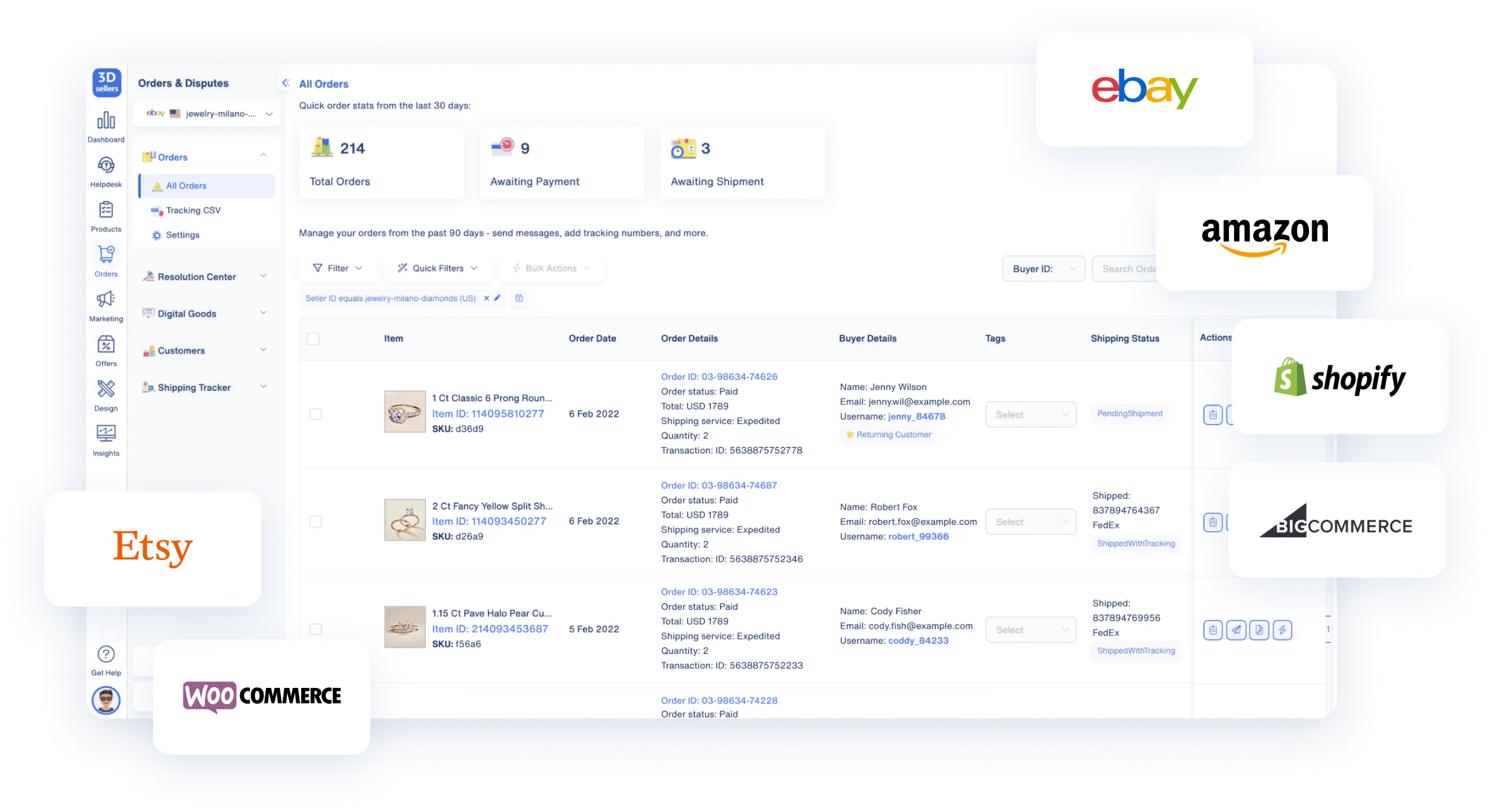 eCommerce order management software