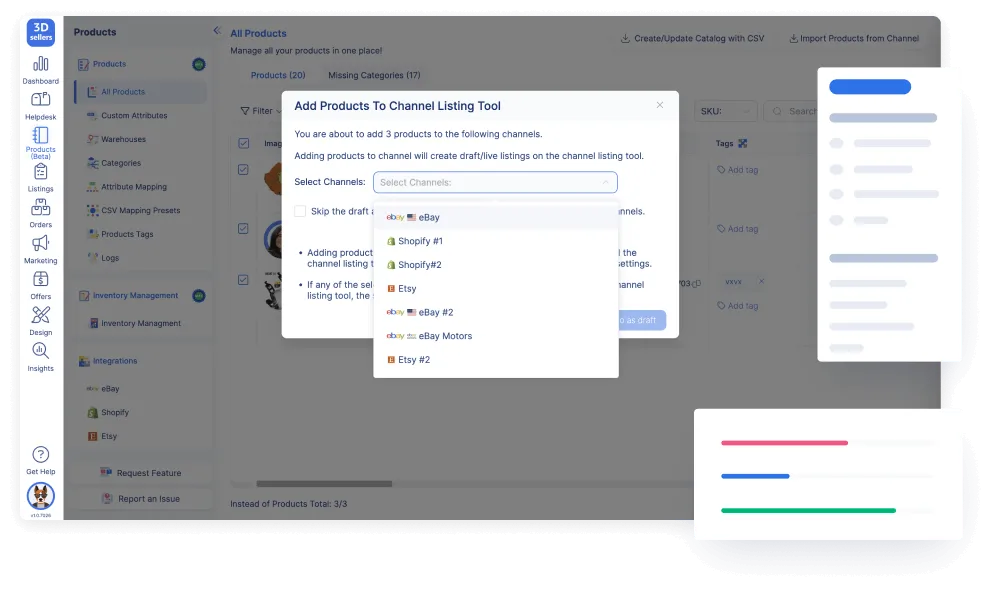 multichannel listing software