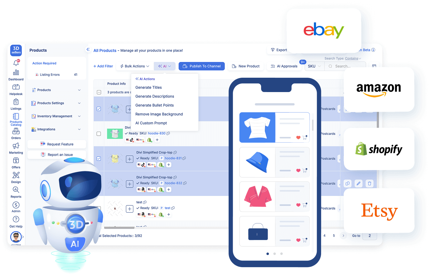 eBay multichannel AI