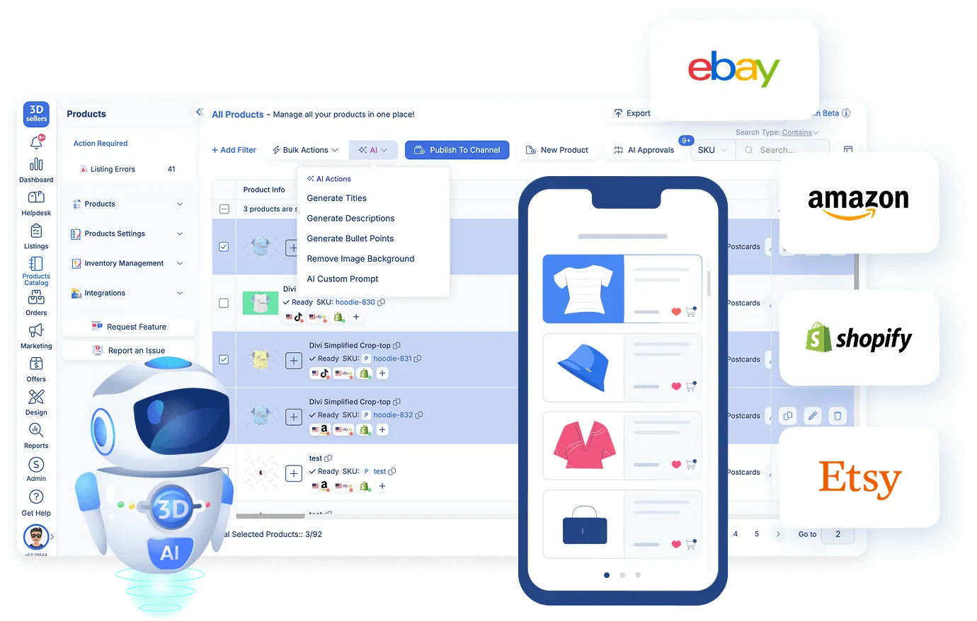 eBay multichannel AI
