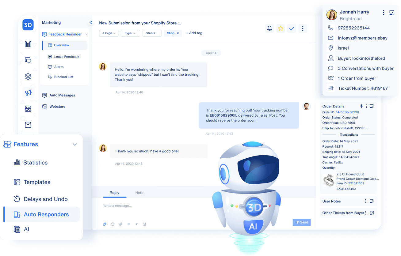 eBay AI helpdesk