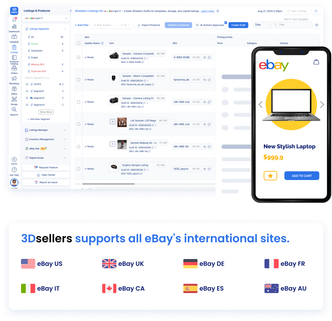 Selling Manager eBay