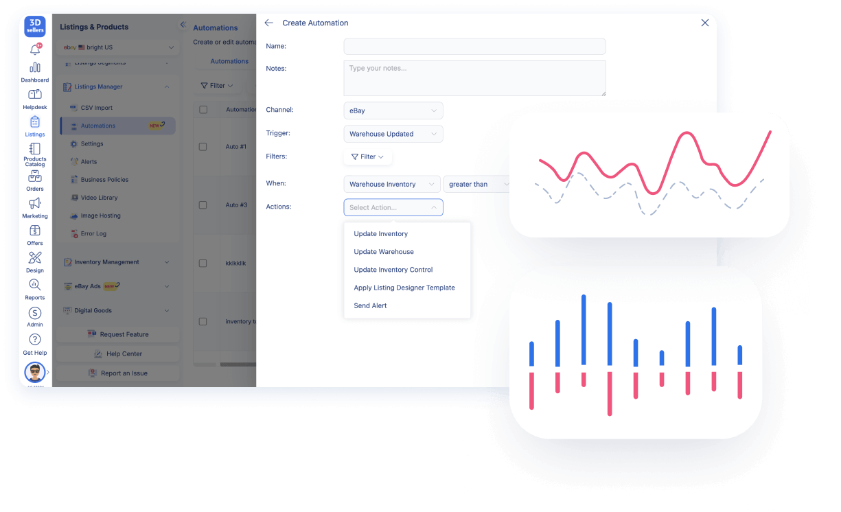 eBay advanced listing tool	