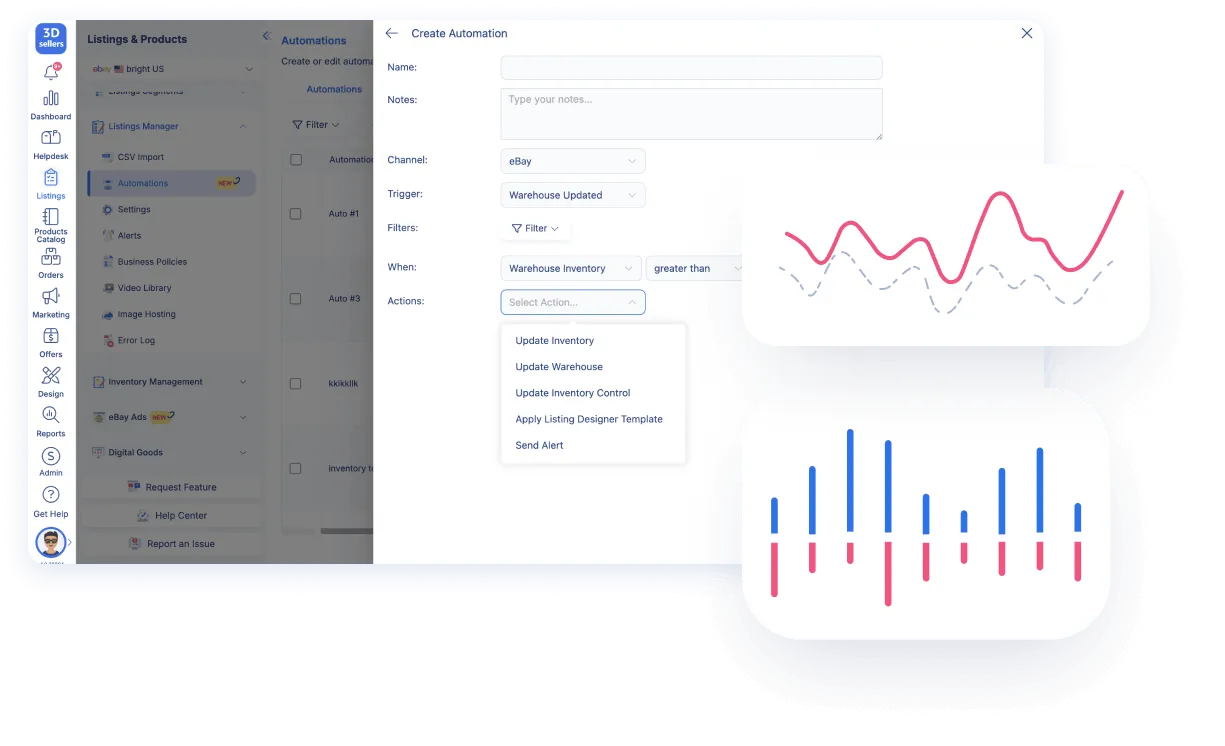 eBay advanced listing tool	