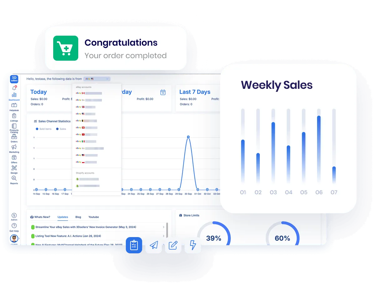 eBay advanced listing tool	