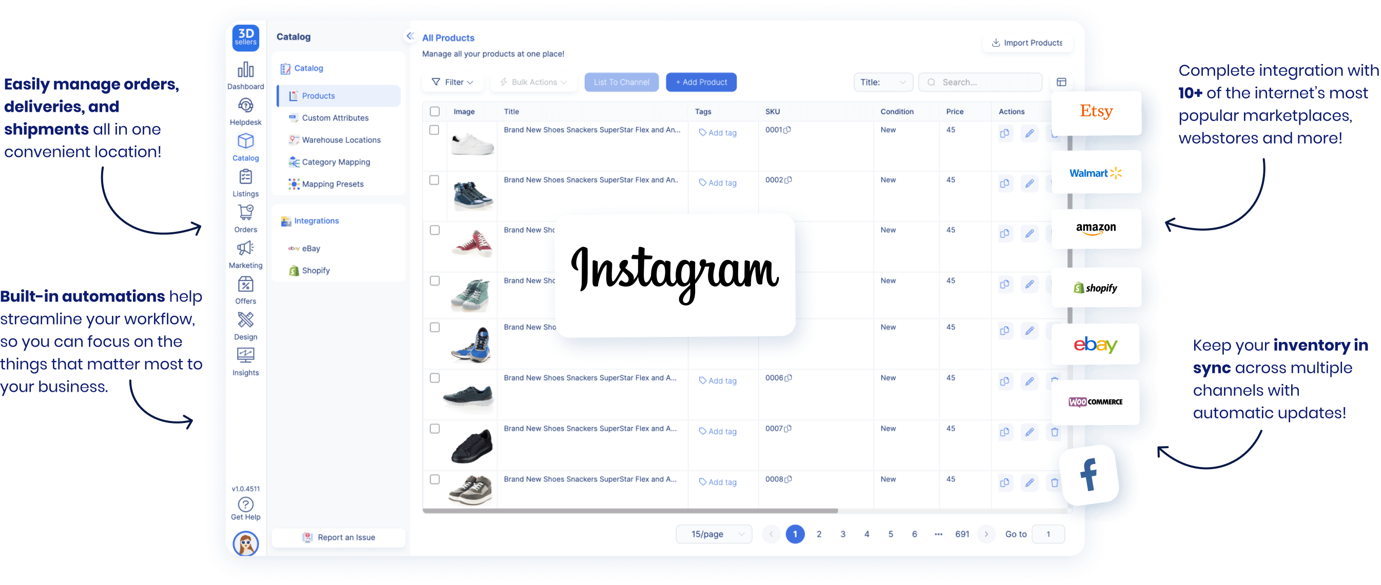 3Dsellers eCommerce multichannel software