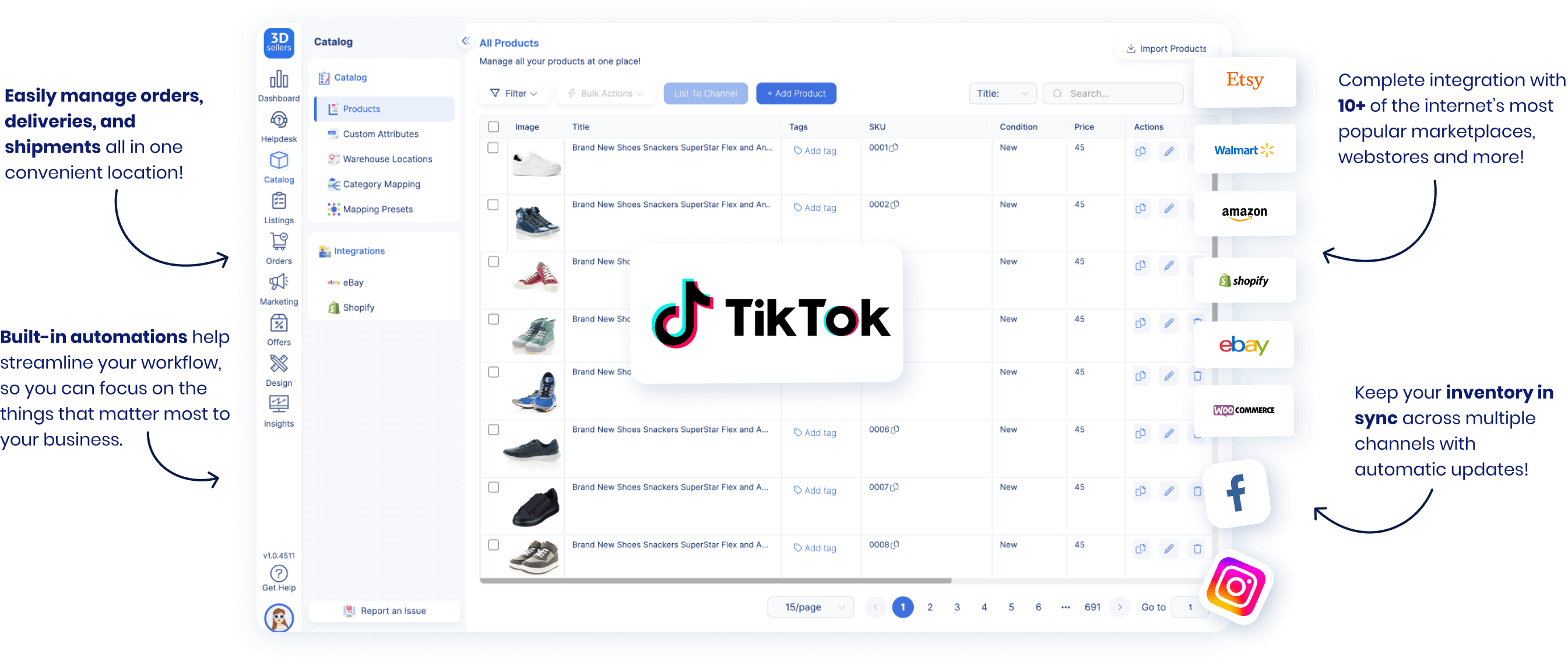 3Dsellers eCommerce multichannel software