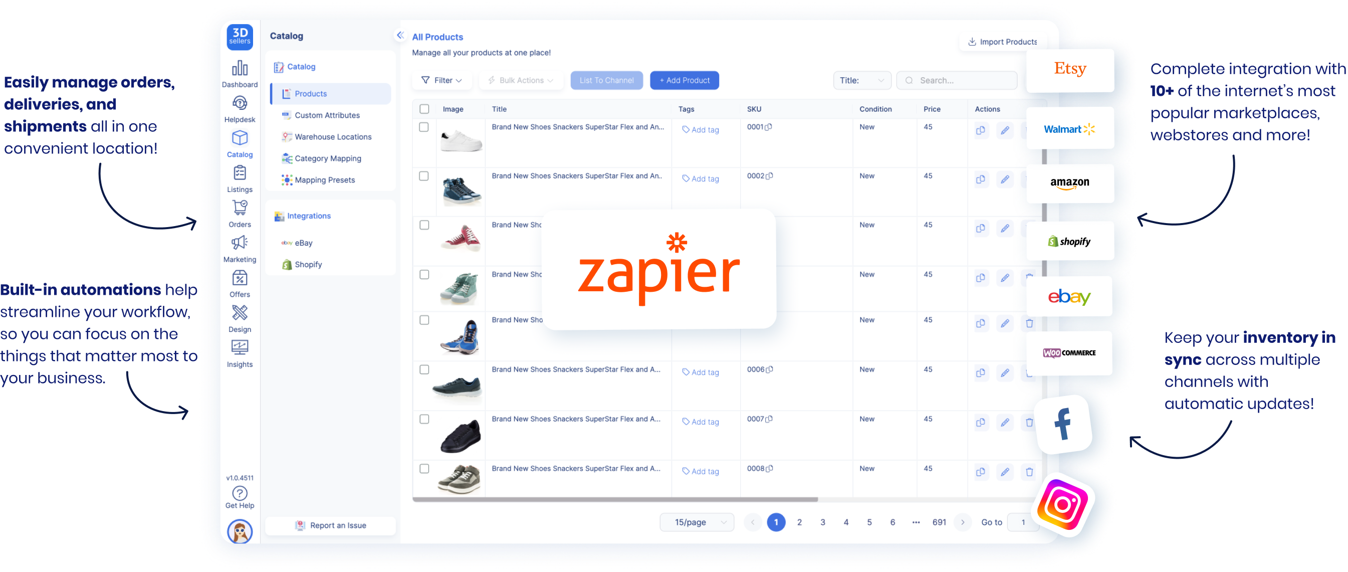 3Dsellers eCommerce multichannel software