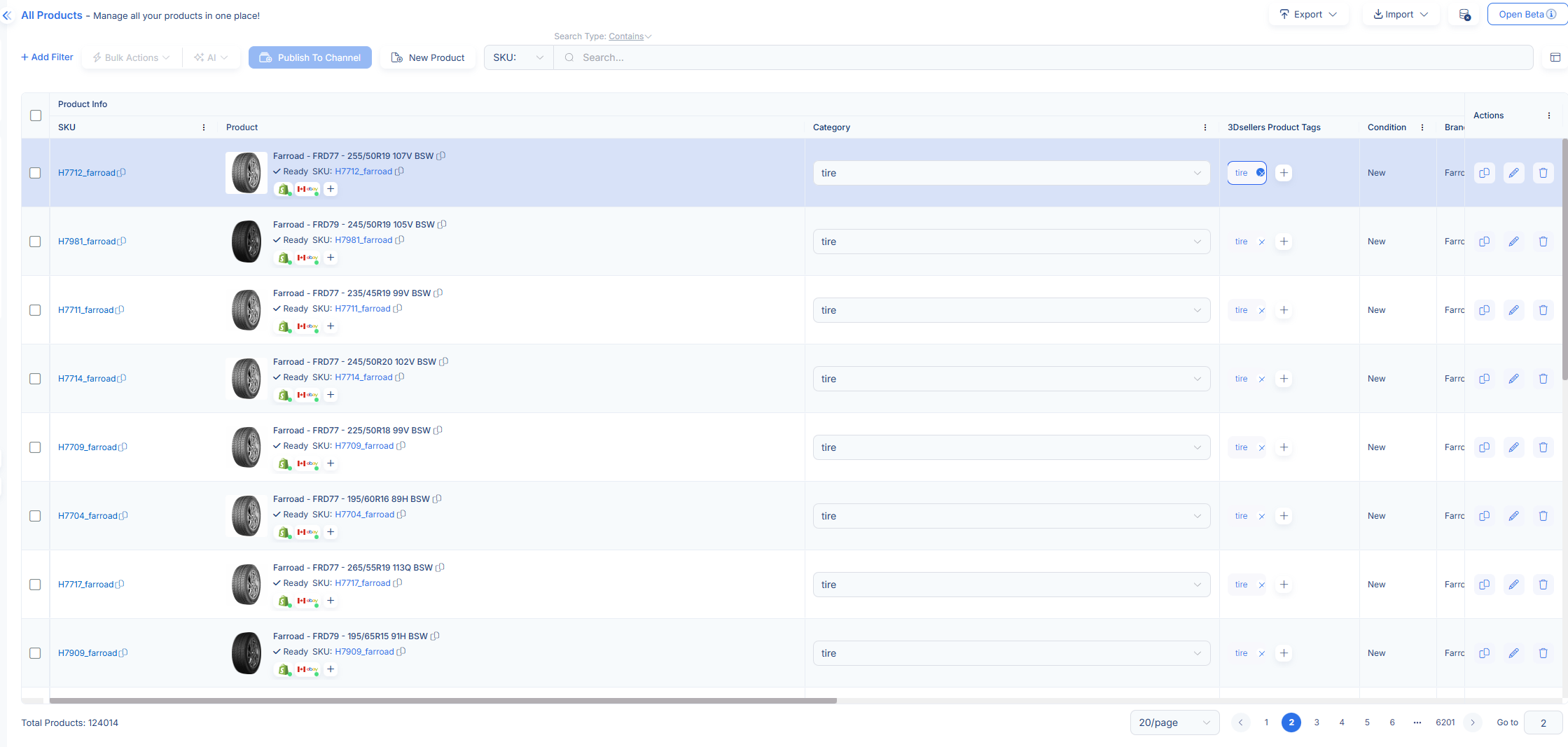 Urgent email from Dominic Vaillancourt detailing data crisis timeline with eBay coupon promotion deadline, expressing need for miracle solution to fix corrupted custom labels and automate new product imports from Shopify to eBay Motors