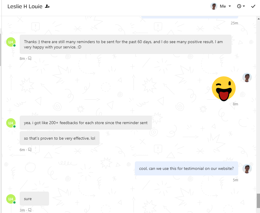 ebay positive feedback review of 3dsellers feedback reminder