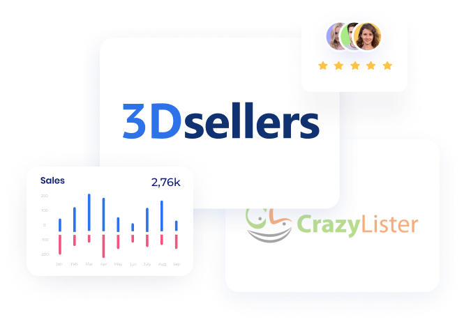 3Dsellers vs CrazyLister
