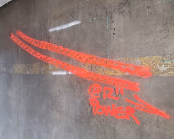 Underground scan for utilities - GPR cart scanning site for buried pipes and cables