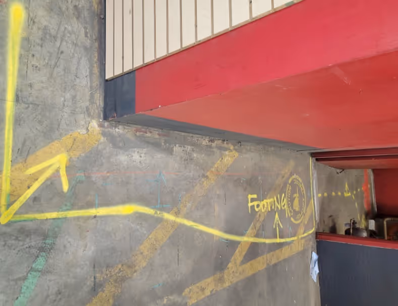 Ground penetrating radar for locating utilities - technician reviewing GPR readings