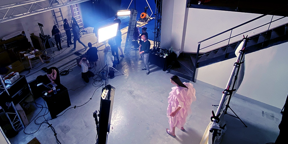 Studio de Tournage Les Lilas, Paris. Galerie, Making-of