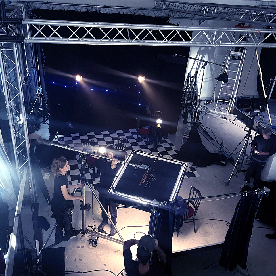 Studio de Tournage Les Lilas, Paris. Galerie, Making-of