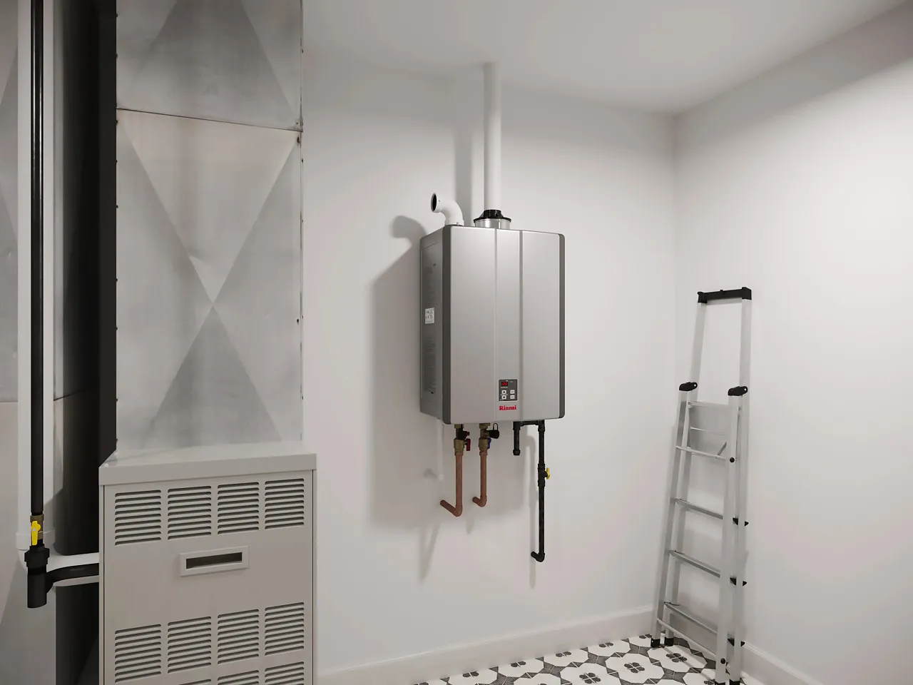 Tankless water heater installation in Surrey