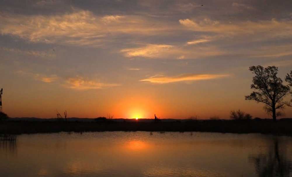 Sunset over the Córdoba countryside